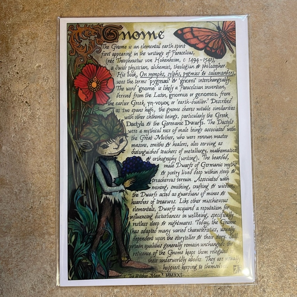 Witches Moon Gnome Art